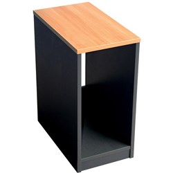 OM Computer Tower Box 290W x 500D x 580mmH Beech And Charcoal