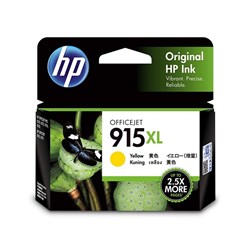 HP INK CARTRIDGE 915XL Yellow 3YM21AA 825 page Yield