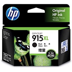 HP INK CARTRIDGE 915XL Black 3YM22AA 825 page yield