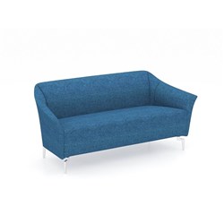 Venice Lounge 2 Seater 1280W x 730D x 780mmH Blue Fabric