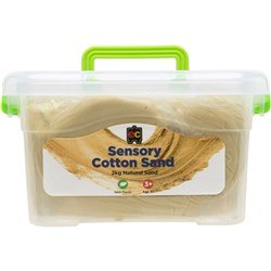 EC Sensory Cotton Sand 5KG Tub Natural