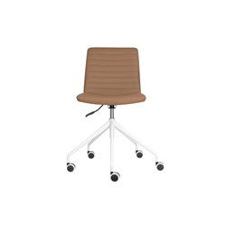 Rapidline Pixel Breakout Room Chair No Arms White Legs Amber PU Leather Seat