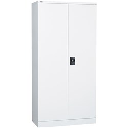 Rapidline Go Swing Door Steel Cupboard 910W x 450D x 2000mmH Assembled White