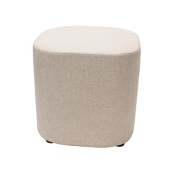 Rapidline Kali Square Ottoman 450W x 450D x 450mmH Stone Fabric