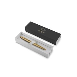 Parker Jotter XL Monochrome Ballpoint Pen Gold Trim In Giftbox Blue Ink