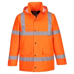Portwest Hi-Vis Winter Traffic Jacket 3XL Orange