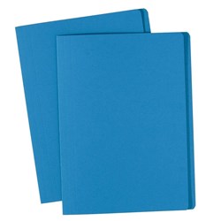 AVERY COLOURED MANILLA FOLDERS F/Cap Blue BX100