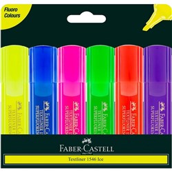 HIGHLIGHTER FABER CASTELLE TEXTLINER ICE WALLET 6