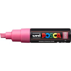 UNIBALL POSCA POSTER MARKER 8MM CHISEL PINK