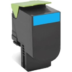 LEXMARK 808HC CYAN TONER HIGH YIELD 3,000 PAGES