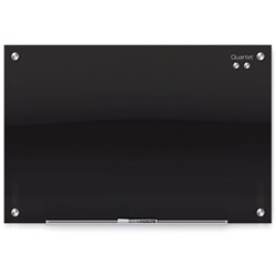 QUARTET INFINITY GLASS BOARD 450x600mm Memo Black