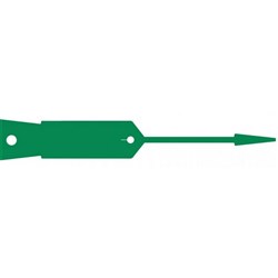 KEY TAGS VINYL GREEN DISPOSABLE PKT/1000 Mechanic / Service tags