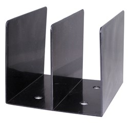Esselte SWS Book Rack 2 Compartment Black