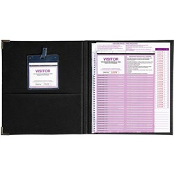 Zions CVSFR-K Visitors Pass System Kit 250 Passes Binder 25 Wallets With Clips