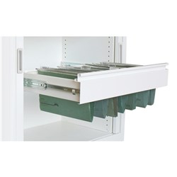 Steelco File Frame Pull Out W1200 White Satin