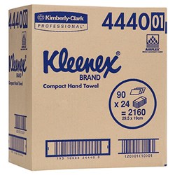 KLEENEX 4440 HAND TOWELS 190 X 295 UNBLEACHED CTN/24 2160 SHEETS PER BOX