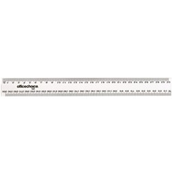 OFFICE RULER 30cm Plastic Clear 300P