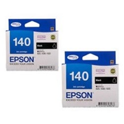 EPSON 140 BLACK INK TANK HIGH TWIN PACK