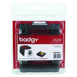 BADGY CONSUMABLES Colour Ribbon 100 Prints For Badgy 100 & 200