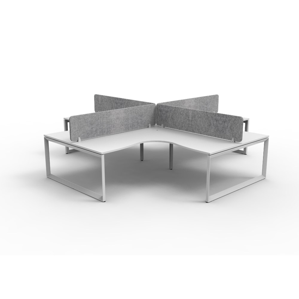 Office Furniture - Rapidline Deluxe Infinity Loop Leg Corner ...