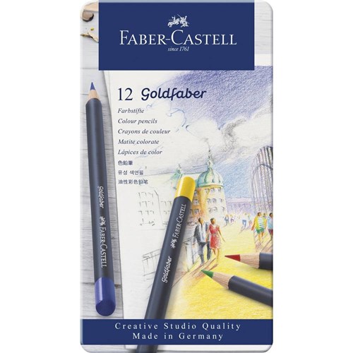 Faber-Castell Watercolor Pencil Parrot Tin Case Set 24/36/48/60/72